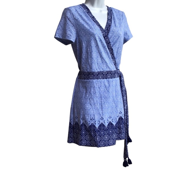 Cabana Life West Indies Short Sleeve Wrap Romper UPF 50 Resortwear Size … - Picture 9 of 14